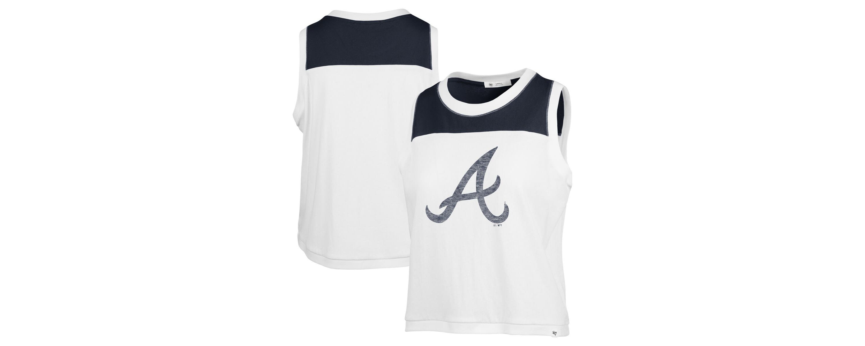MLB Atlanta Braves Plus Size Waist Length Muscle Tank Top