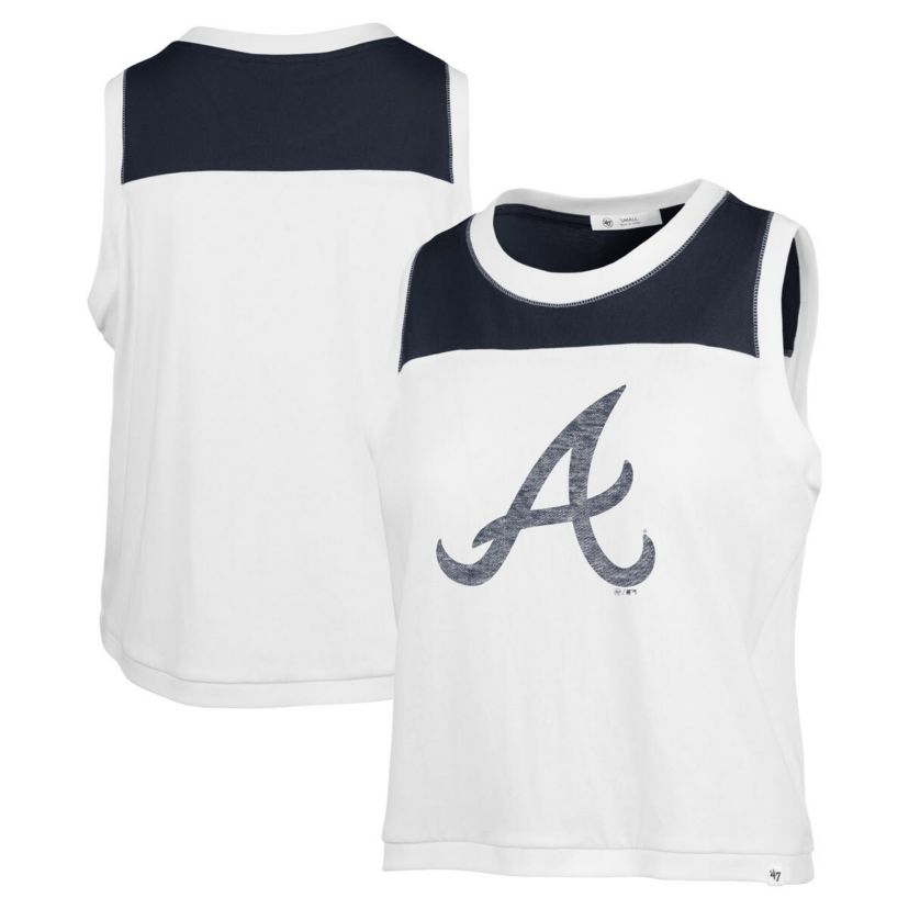MLB Atlanta Braves Plus Size Waist Length Muscle Tank Top