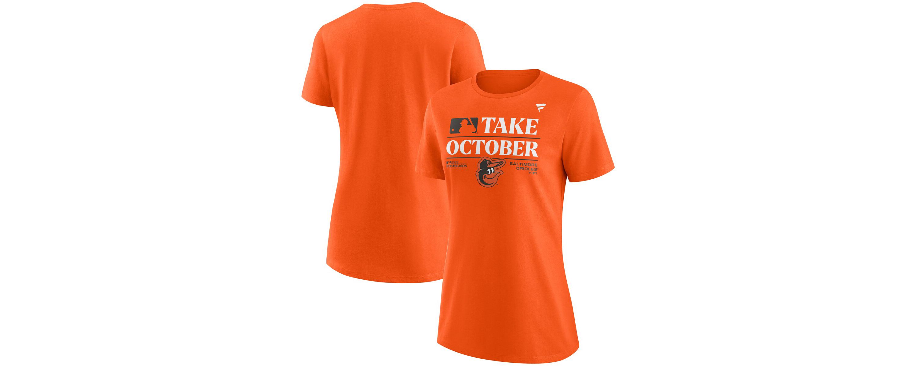 MLB Fanatics Baltimore Orioles 2023 season Locker Room Scoop Neck T-Shirt