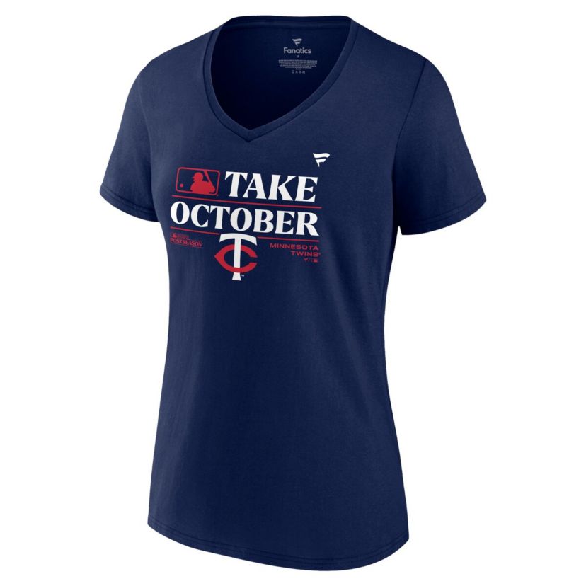 MLB Fanatics Minnesota Twins 2023 season Locker Room Plus Size V-Neck T-Shirt