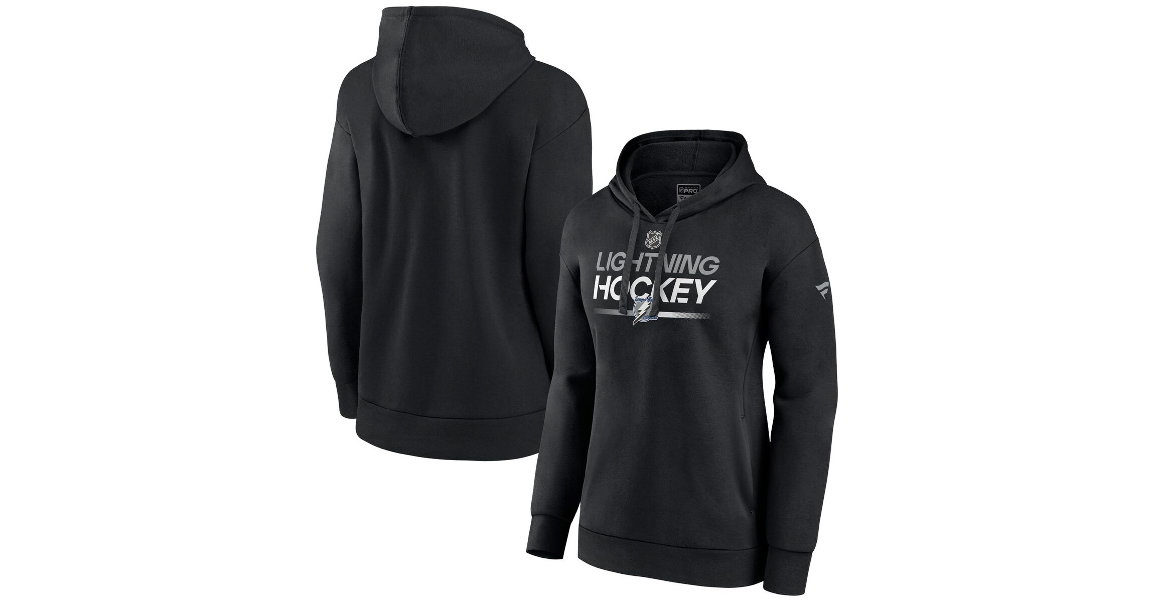 NHL Fanatics Tampa Bay Lightning Authentic Pro Alternate Wordmark Fleece Pullover Hoodie