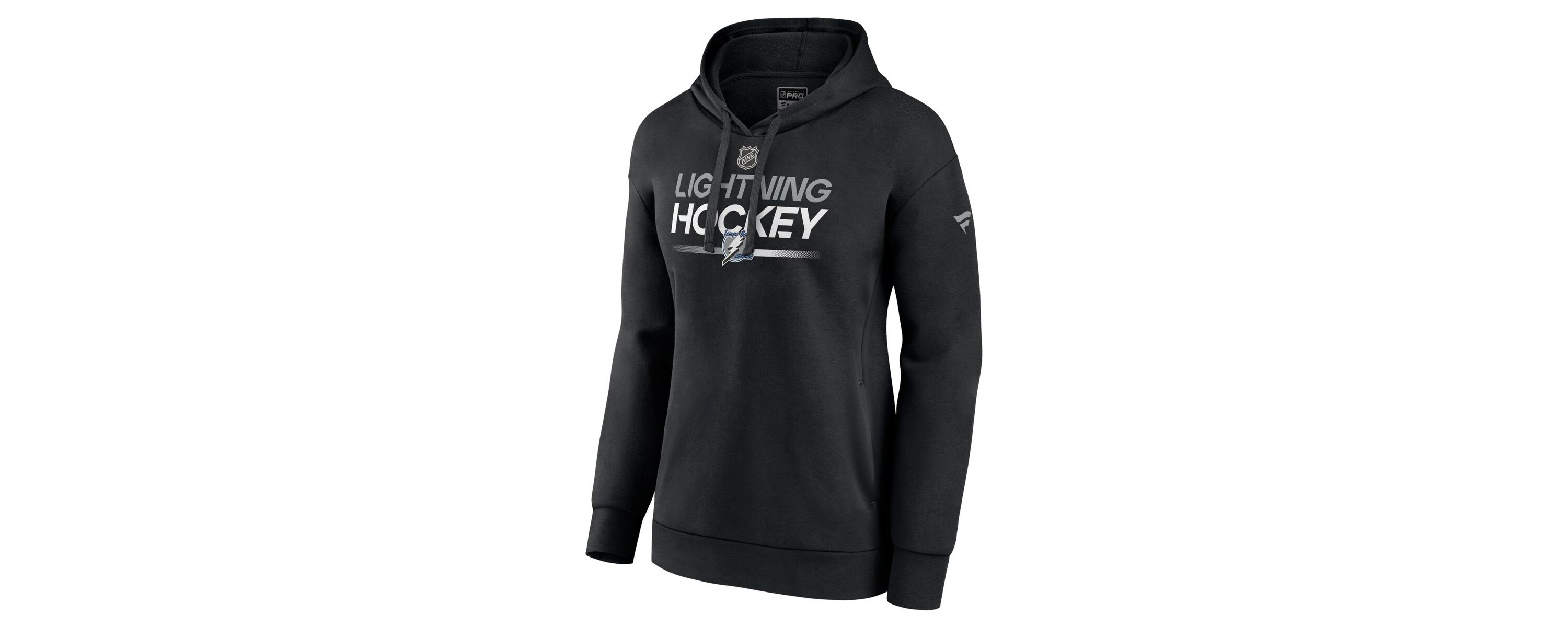 NHL Fanatics Tampa Bay Lightning Authentic Pro Alternate Wordmark Fleece Pullover Hoodie