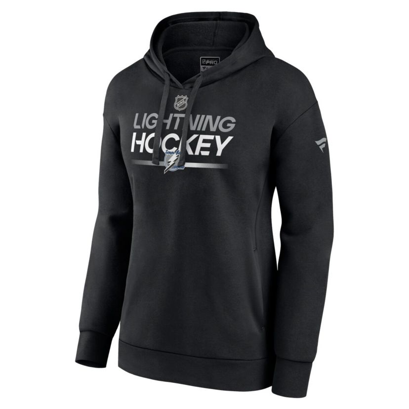 NHL Fanatics Tampa Bay Lightning Authentic Pro Alternate Wordmark Fleece Pullover Hoodie