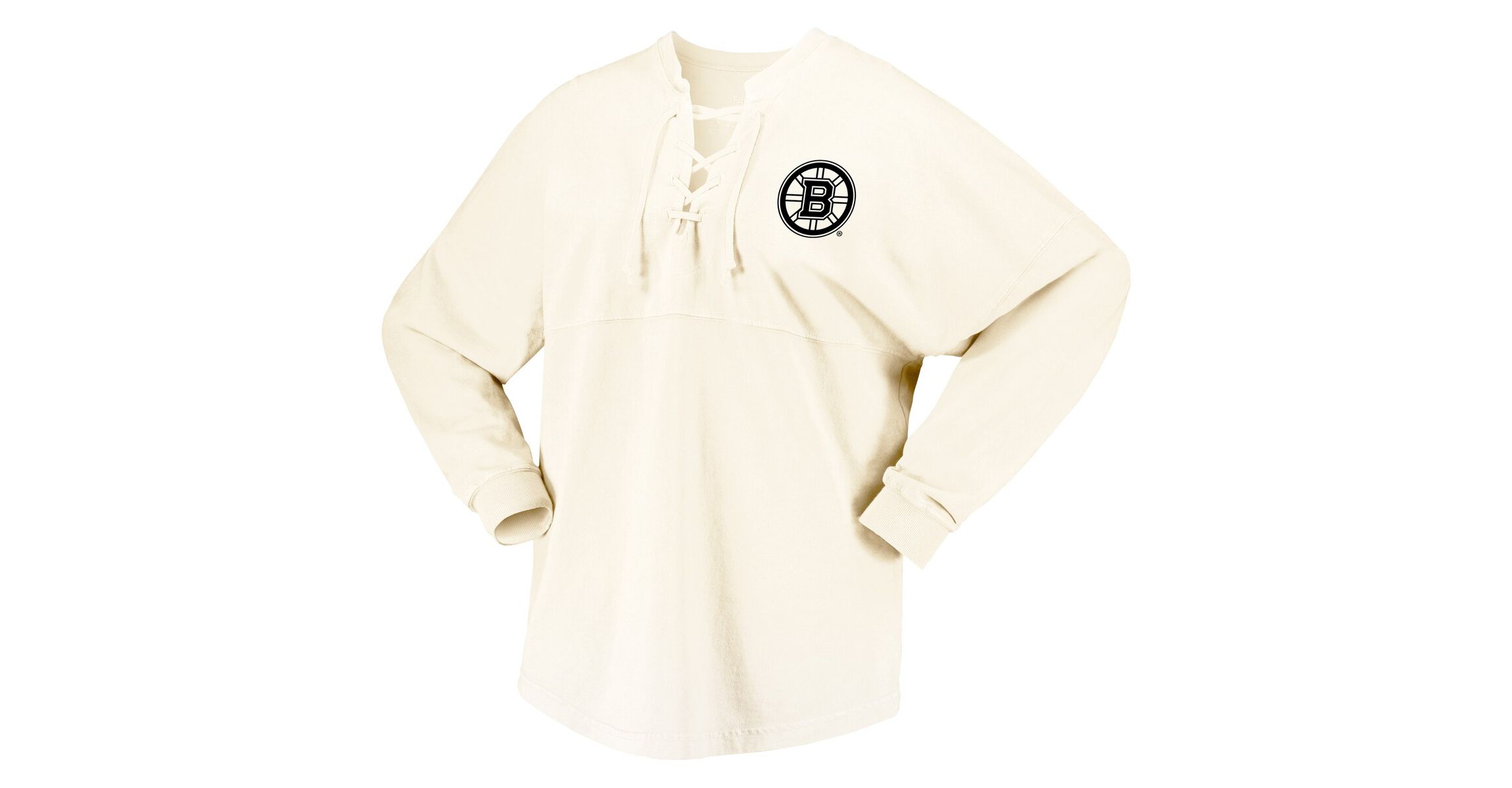 NHL Fanatics Original Six Lace-Up Long Sleeve T-Shirt
