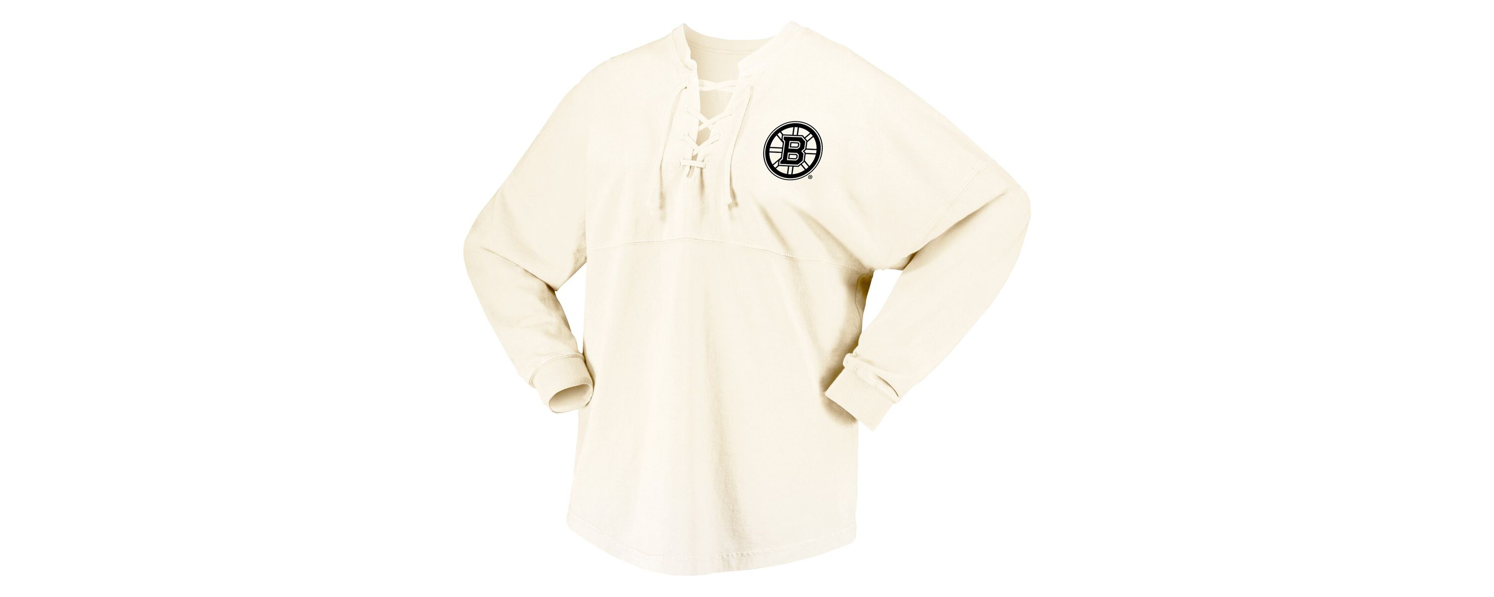 NHL Fanatics Original Six Lace-Up Long Sleeve T-Shirt