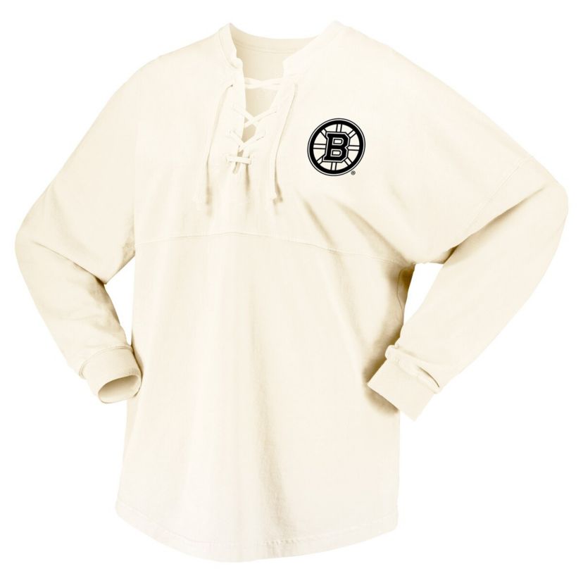 NHL Fanatics Original Six Lace-Up Long Sleeve T-Shirt