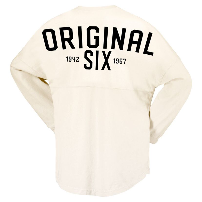 NHL Fanatics Original Six Lace-Up Long Sleeve T-Shirt