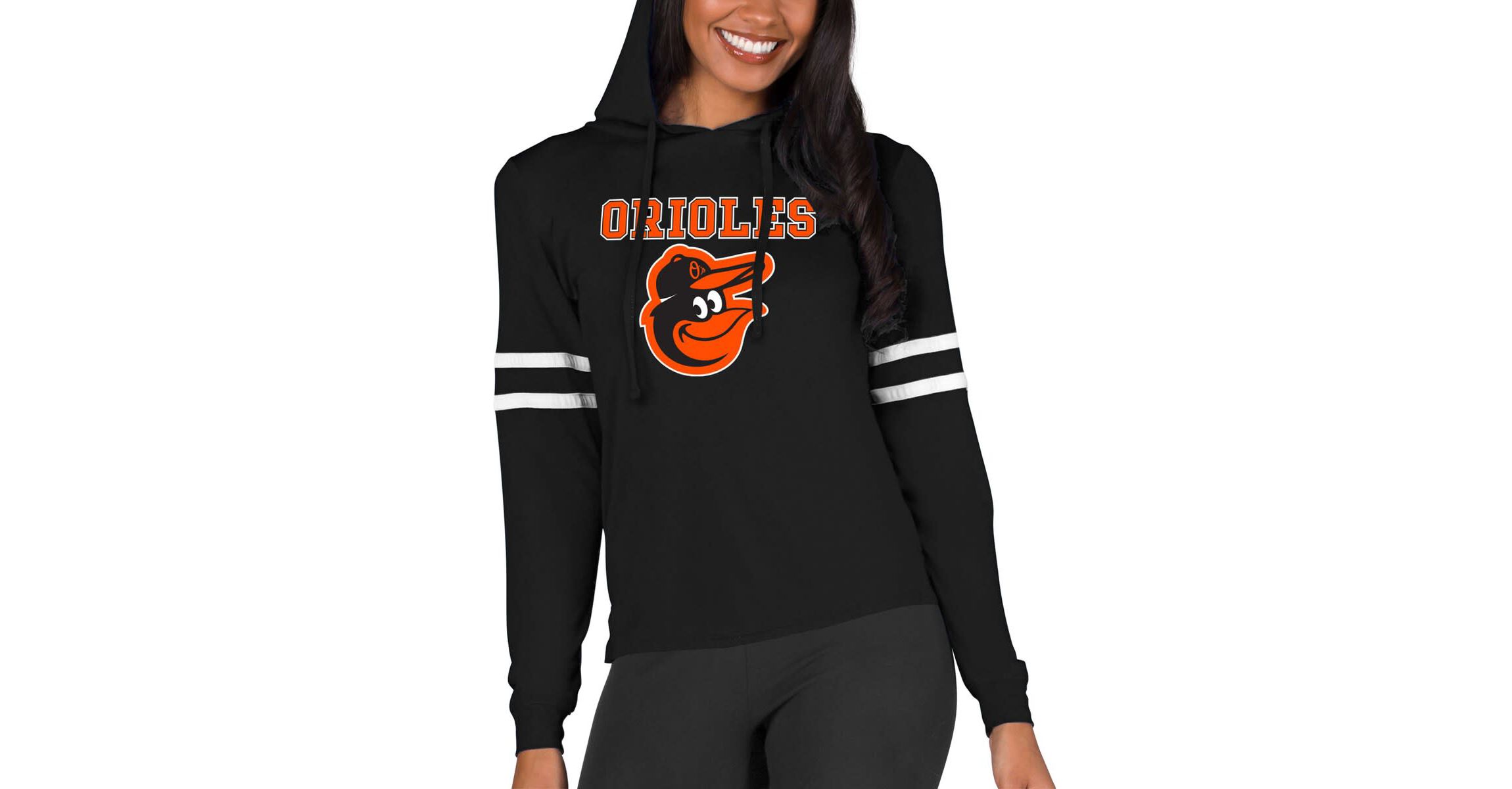 MLB Baltimore Orioles Marathon Lightweight Lounge Pullover Hoodie
