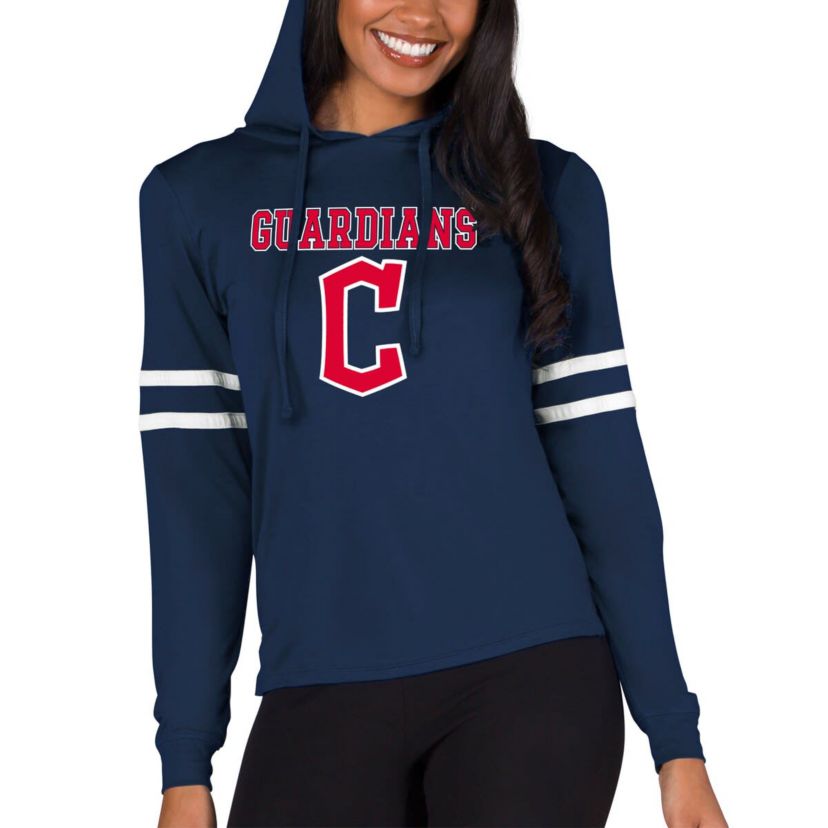 MLB Cleveland Guardians Marathon Lightweight Lounge Pullover Hoodie