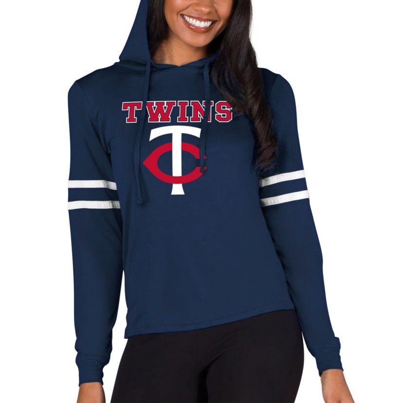 MLB Minnesota Twins Marathon Lightweight Lounge Pullover Hoodie