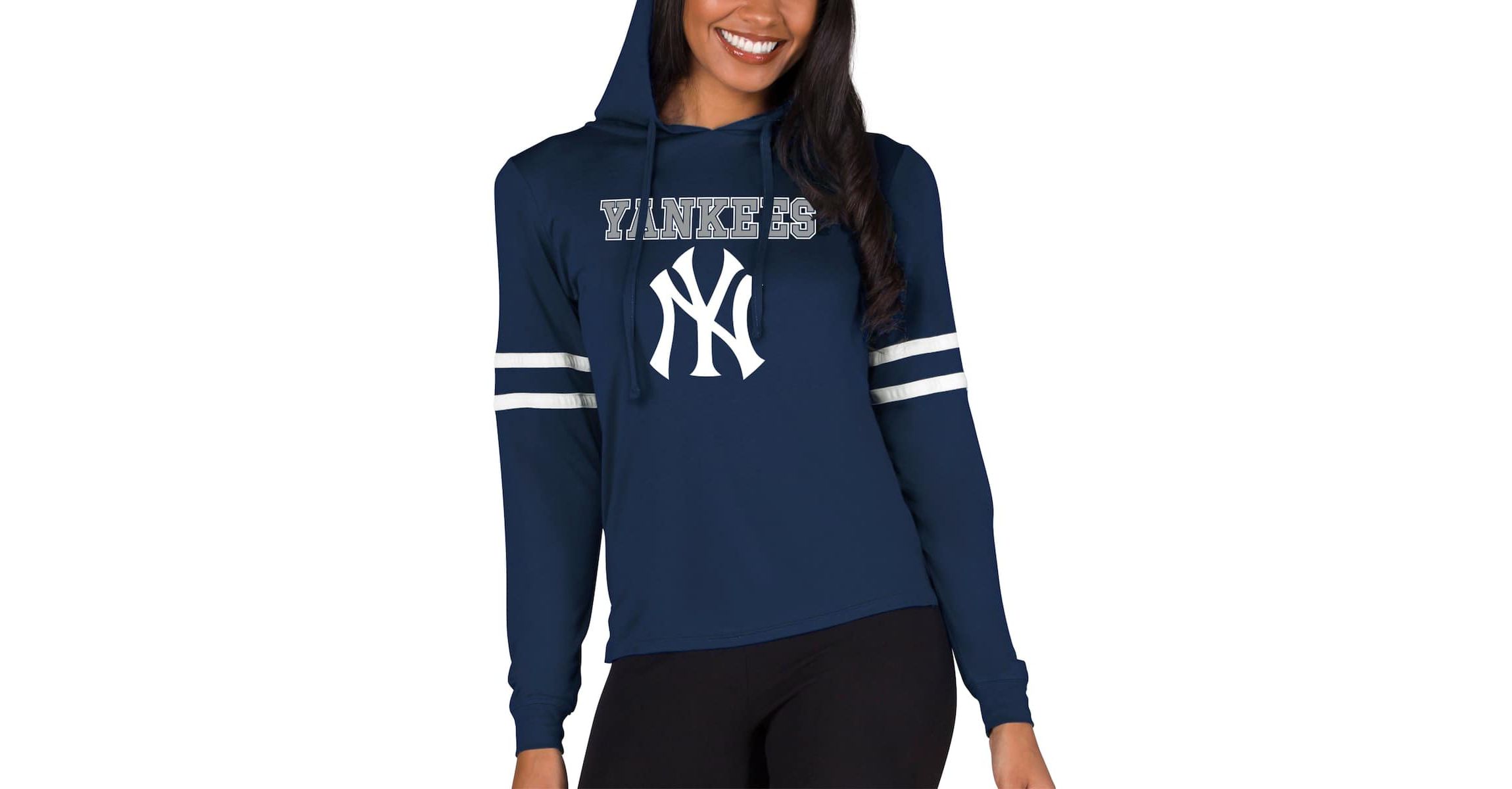 MLB New York Yankees Marathon Lightweight Lounge Pullover Hoodie