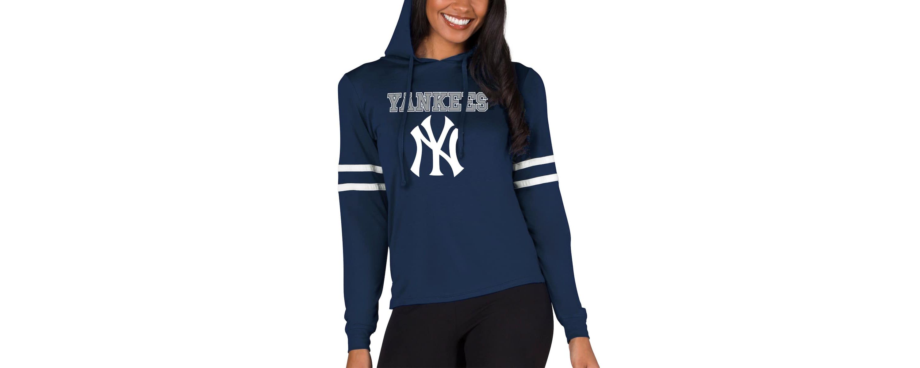 MLB New York Yankees Marathon Lightweight Lounge Pullover Hoodie