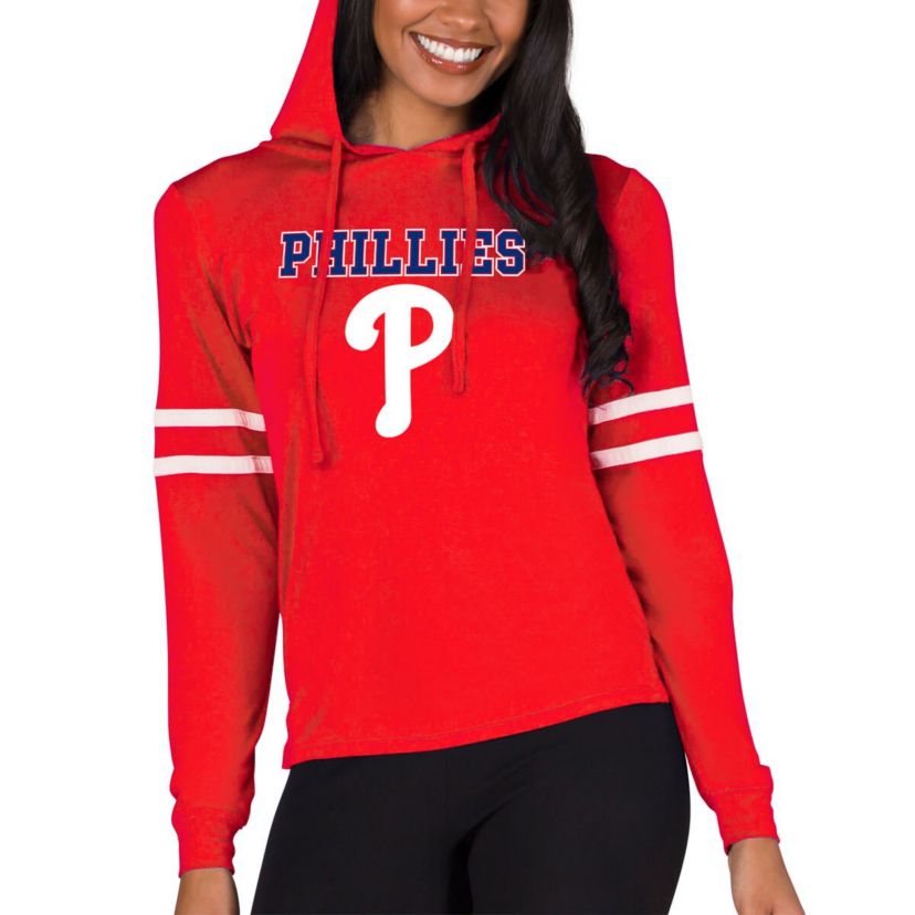 MLB Philadelphia Phillies Marathon Lightweight Lounge Pullover Hoodie