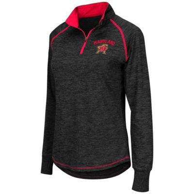 NCAA Maryland Terrapins Bikram Lightweight Fitted Quarter-Zip Long Sleeve Top