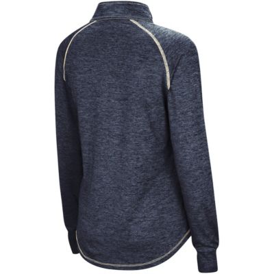 Navy Midshipmen NCAA Midshipmen Bikram Lightweight Fitted Quarter-Zip Long Sleeve Top