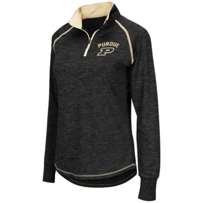 NCAA Purdue Boilermakers Bikram Lightweight Fitted Quarter-Zip Long Sleeve Top