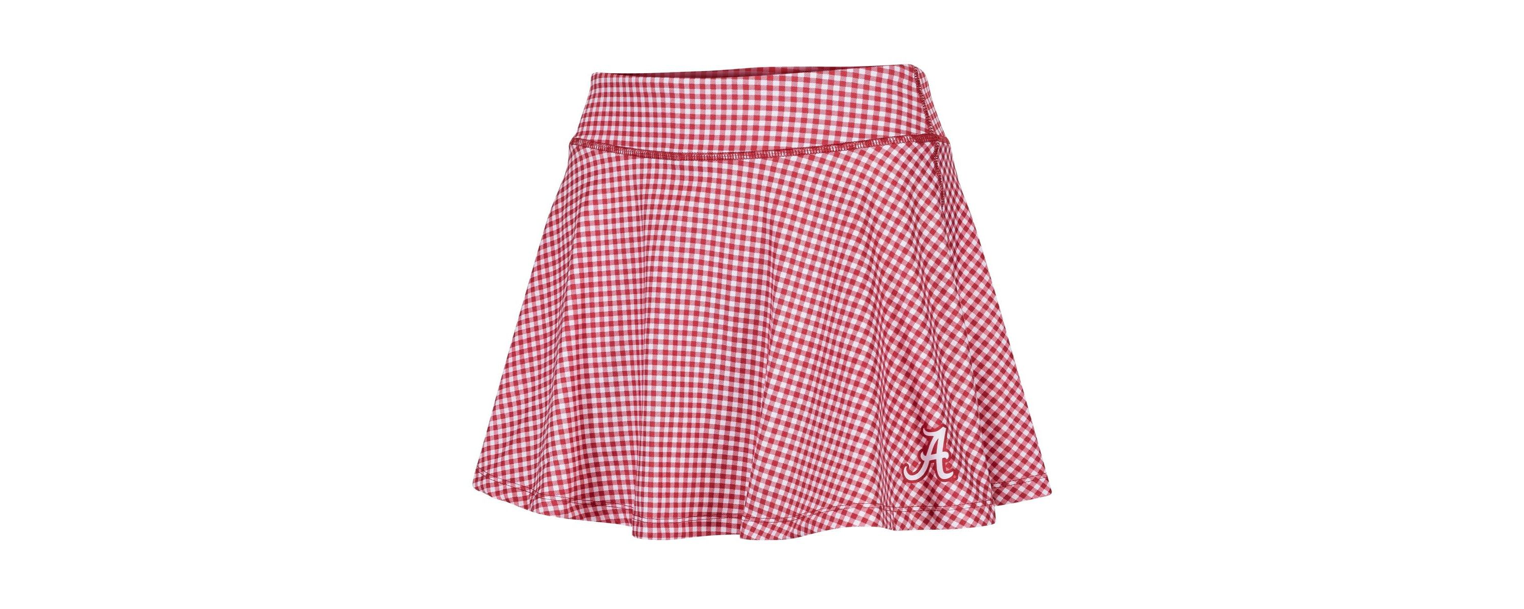 Alabama Crimson Tide NCAA Alabama Tide Gingham Flowy Skort