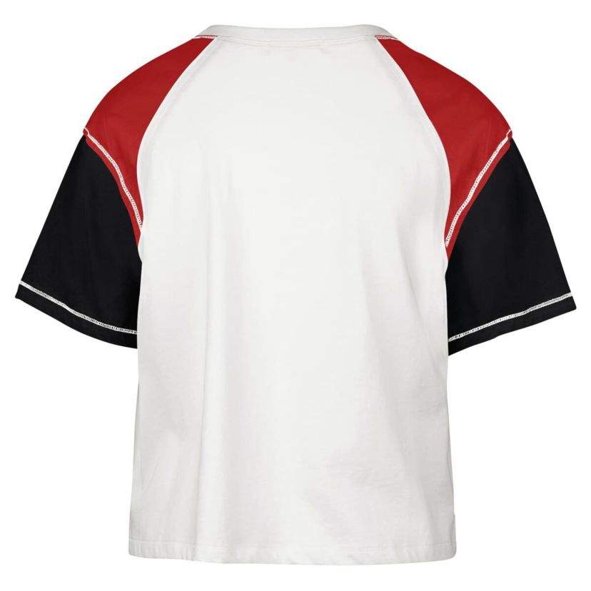 NBA Chicago Bulls Premier Raglan Cropped T-Shirt