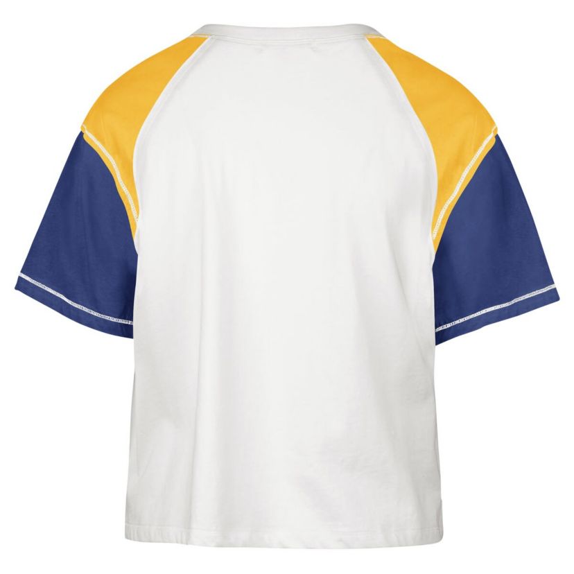 NBA Golden State Warriors Premier Raglan Cropped T-Shirt