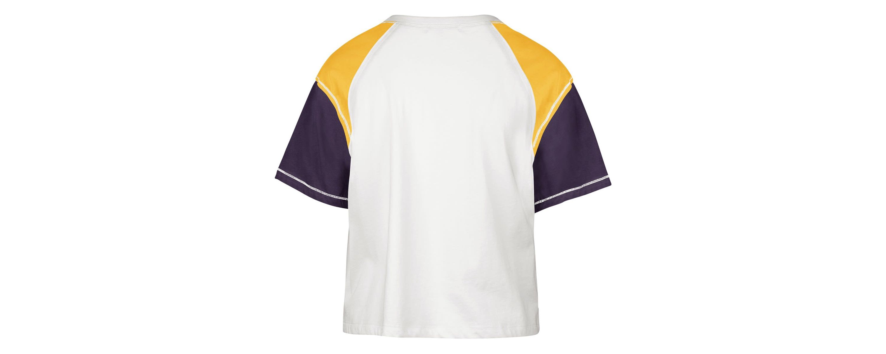 NBA Los Angeles Lakers Premier Raglan Cropped T-Shirt