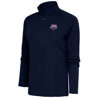 Antigua Olympics USA Swimming Tribute Half-Zip Pullover Top