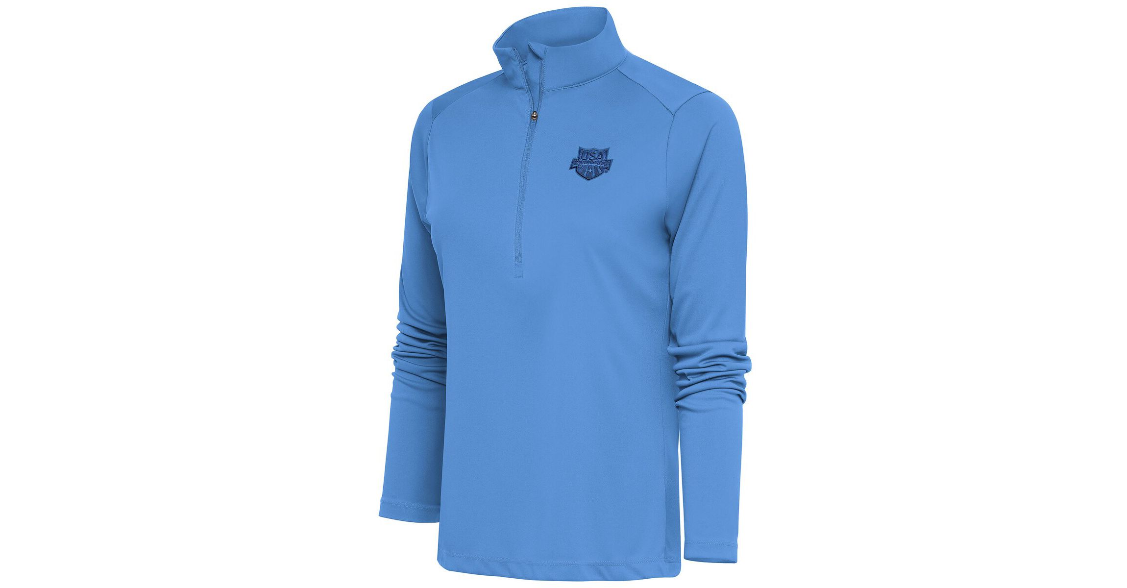 Olympics Powder USA Swimming Tribute Half-Zip Pullover Top