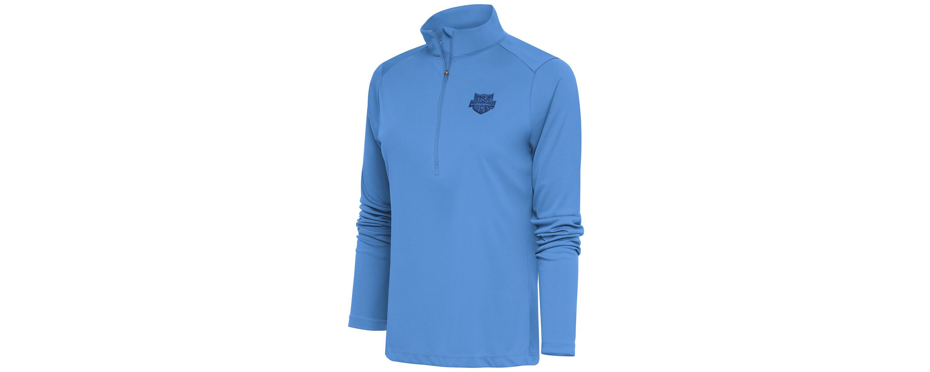 Olympics Powder USA Swimming Tribute Half-Zip Pullover Top