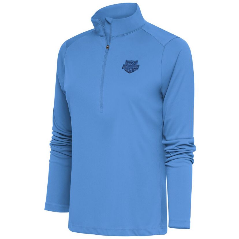 Olympics Powder USA Swimming Tribute Half-Zip Pullover Top