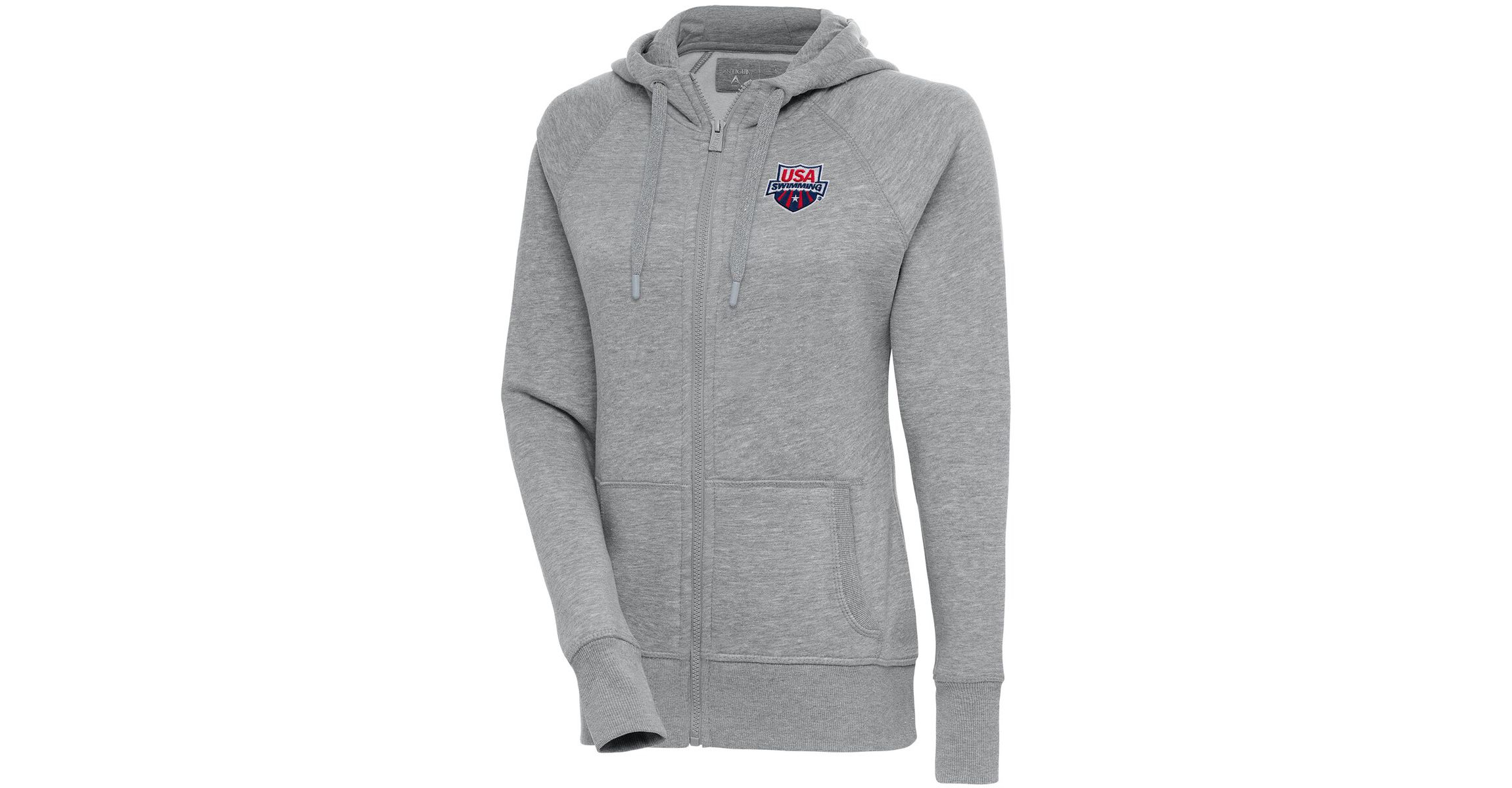 Olympics Heather USA Swimming Victory Full-Zip Hoodie