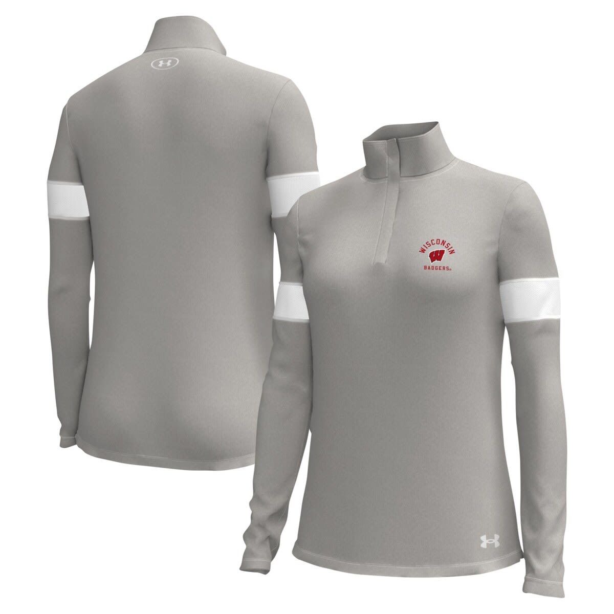 NCAA Under Armour Wisconsin Badgers Gameday Challenger Quarter-Zip Top