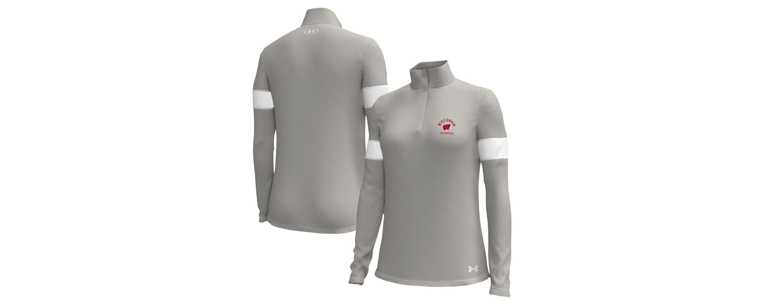 NCAA Under Armour Wisconsin Badgers Gameday Challenger Quarter-Zip Top