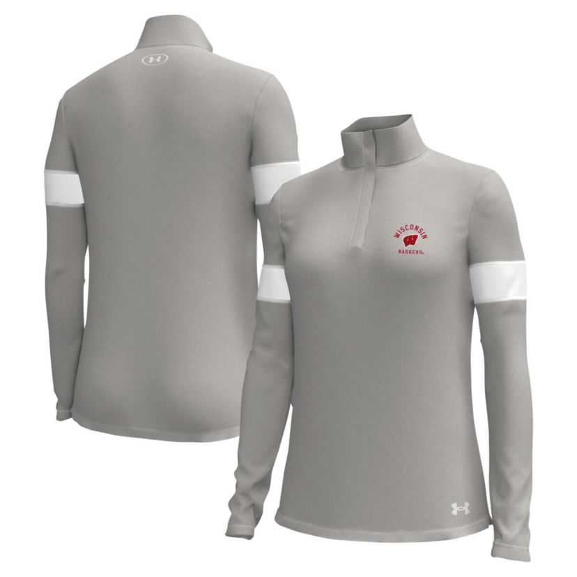 NCAA Under Armour Wisconsin Badgers Gameday Challenger Quarter-Zip Top