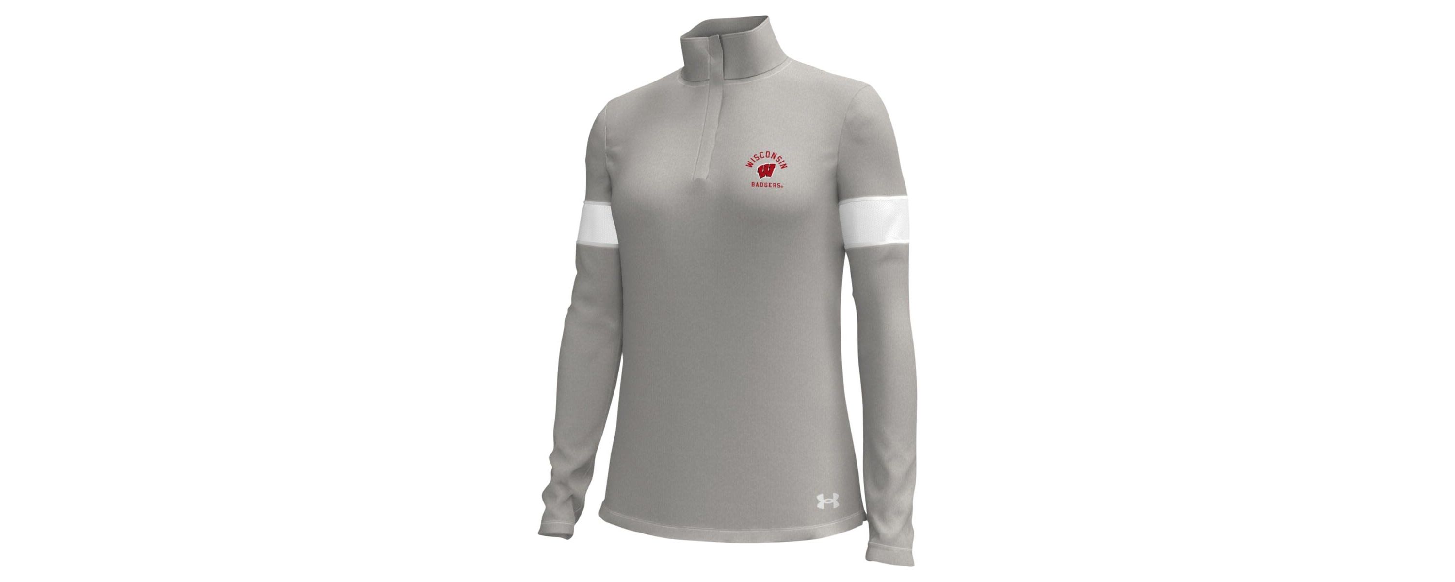 NCAA Under Armour Wisconsin Badgers Gameday Challenger Quarter-Zip Top