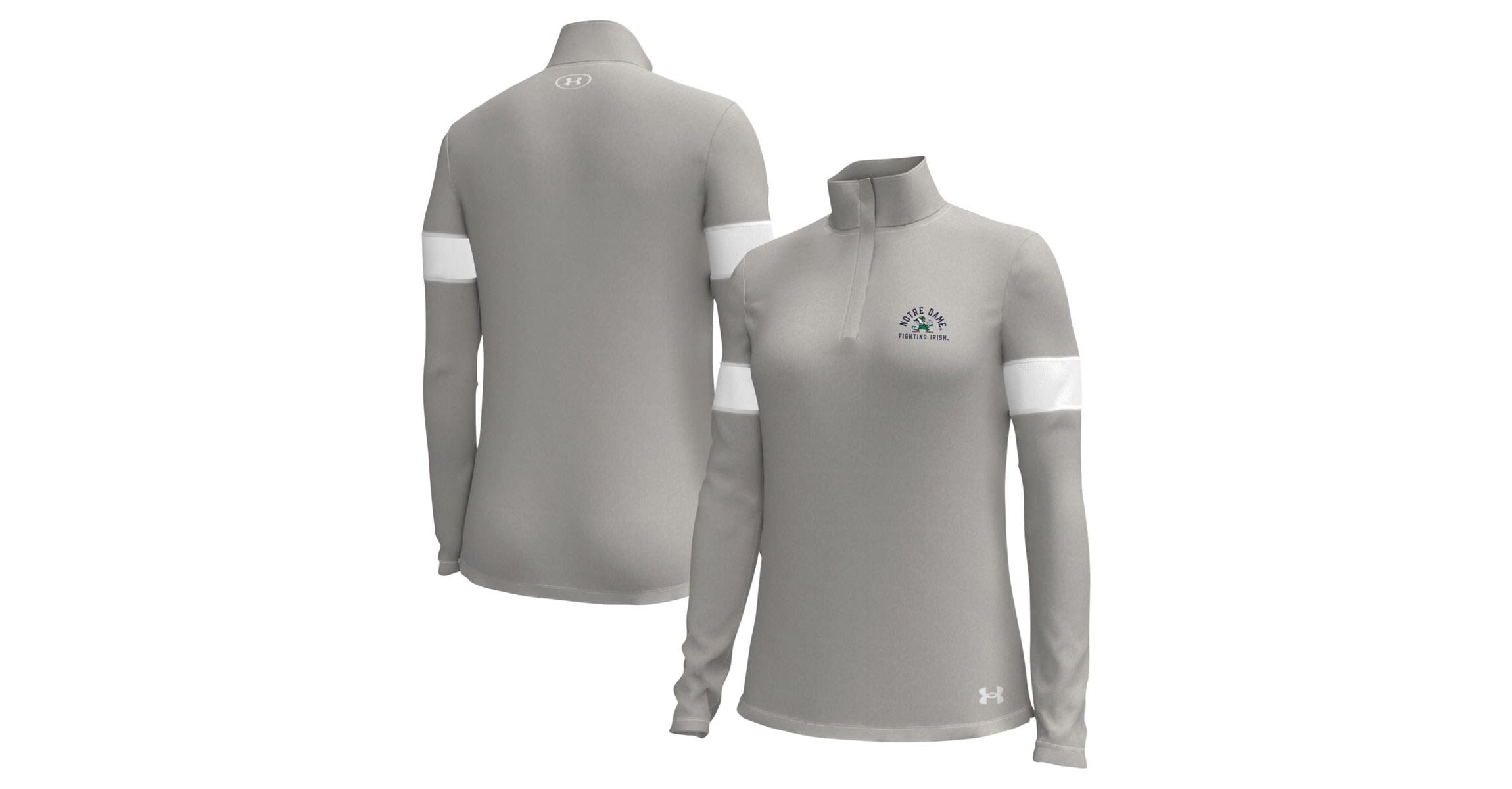 NCAA Under Armour Notre Dame Fighting Irish Gameday Challenger Quarter-Zip Top