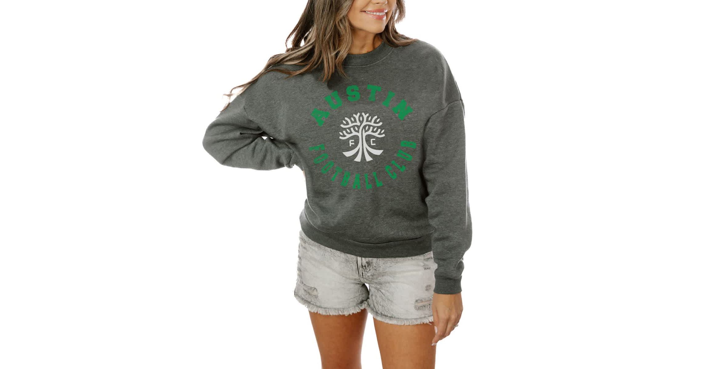 MLS Austin FC Oversized Fleece Pullover Sweatshirt