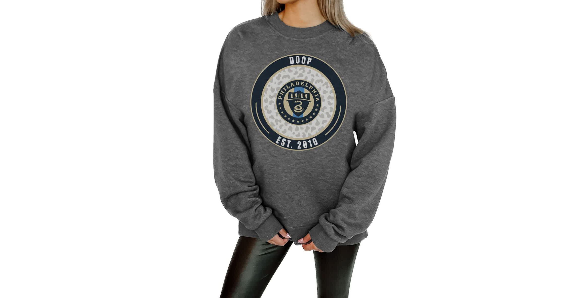 MLS Philadelphia Union Oversized Fleece Pullover Sweatshirt
