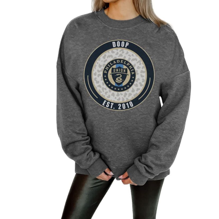 MLS Philadelphia Union Oversized Fleece Pullover Sweatshirt