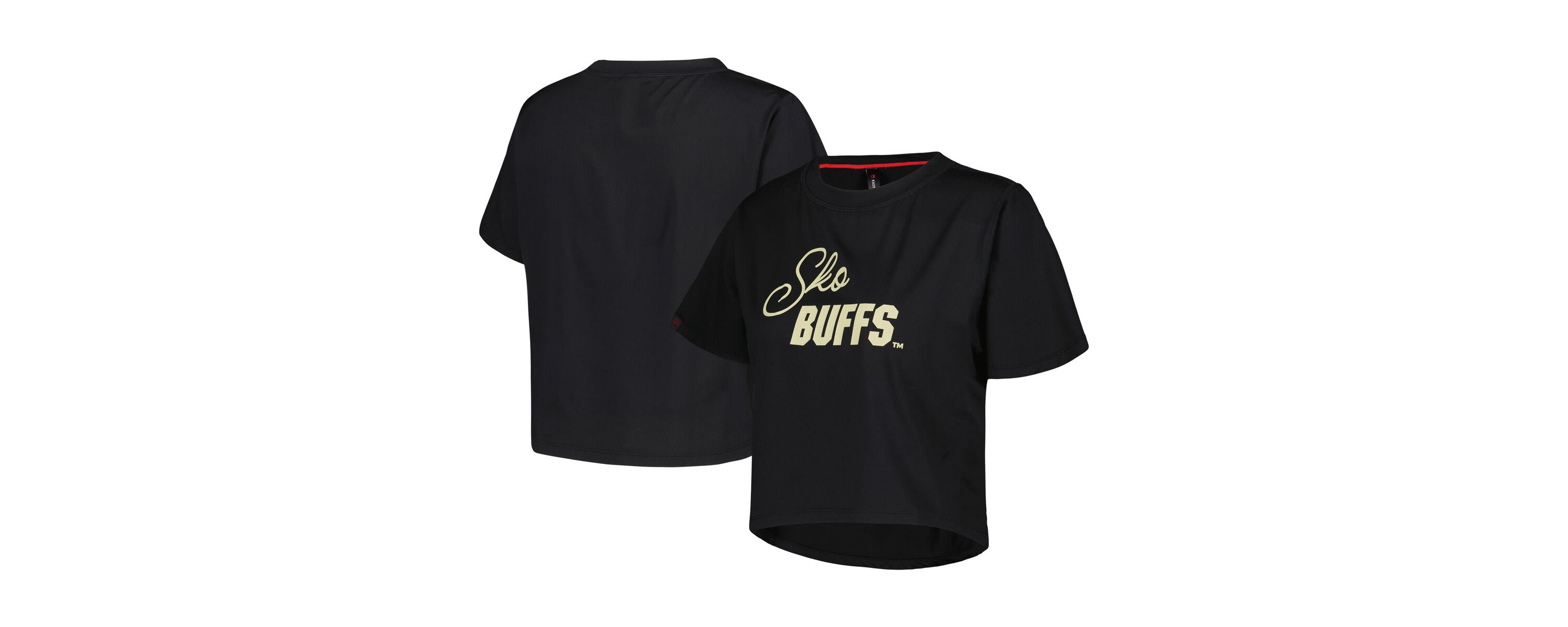 NCAA Colorado Buffaloes Milky Silk Cropped T-Shirt