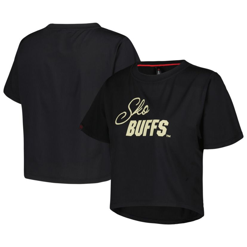 NCAA Colorado Buffaloes Milky Silk Cropped T-Shirt