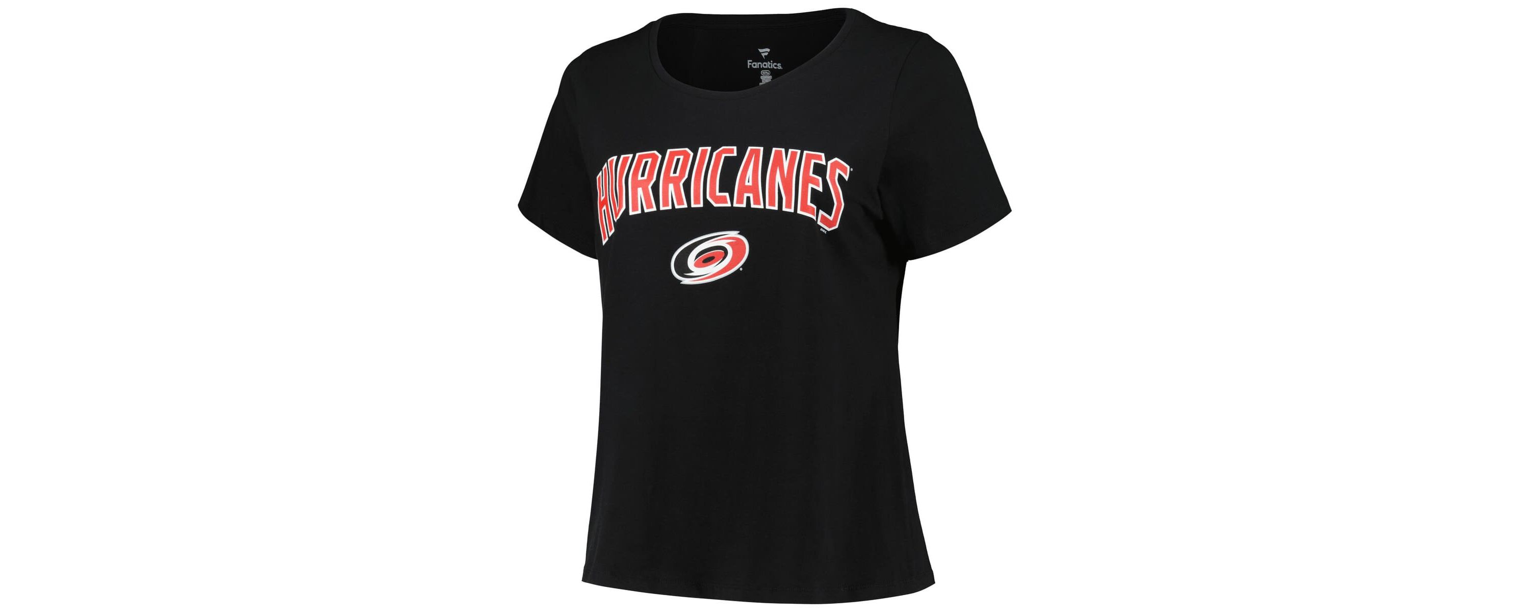 NHL Carolina Hurricanes Plus Size Arch Over Logo T-Shirt