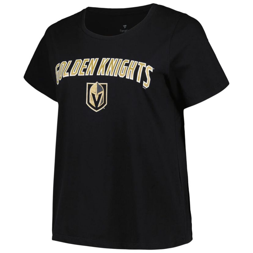 NHL Vegas Golden Knights Plus Size Arch Over Logo T-Shirt