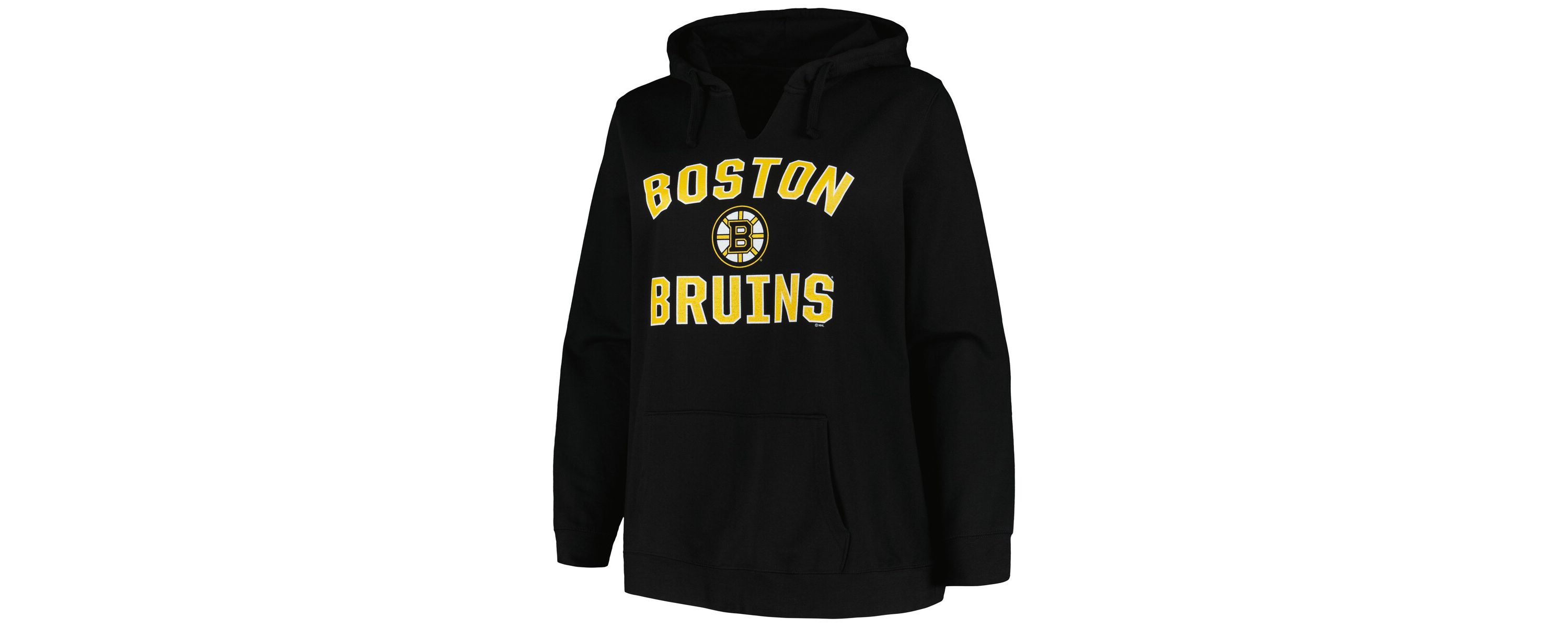 NHL Plus Size Arch Over Logo Pullover Hoodie