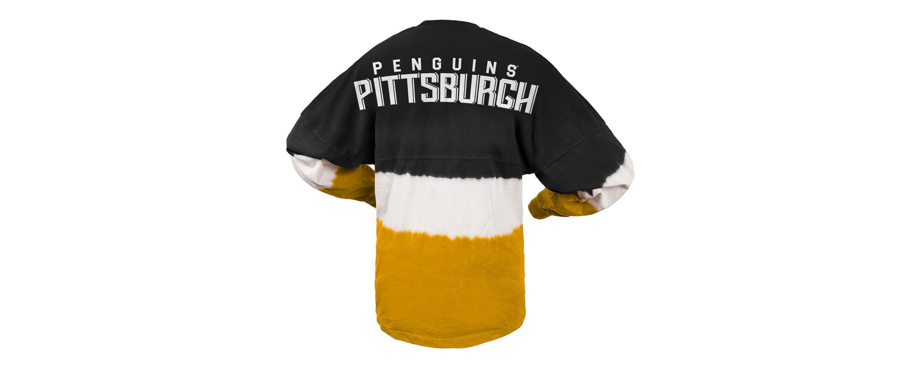 NHL Fanatics Pittsburgh Penguins Ombre Long Sleeve T-Shirt