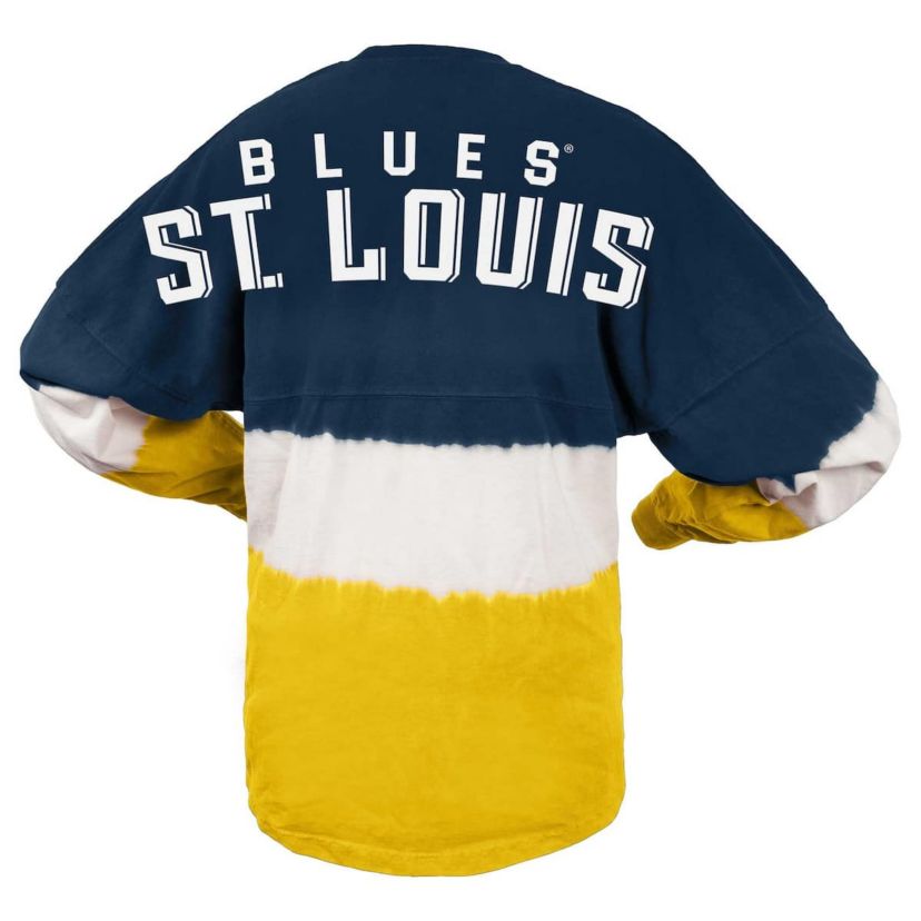 NHL Fanatics St. Louis Blues Ombre Long Sleeve T-Shirt
