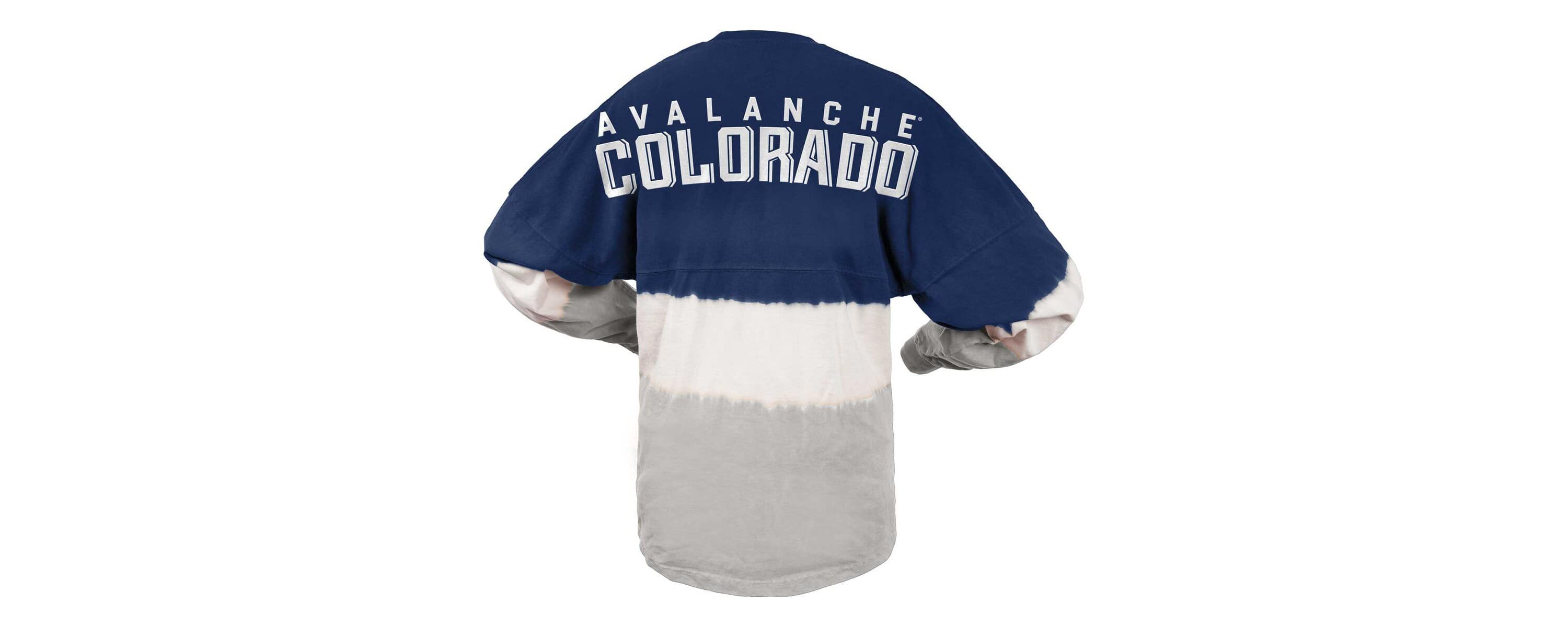 NHL Fanatics Colorado Avalanche Ombre Long Sleeve T-Shirt