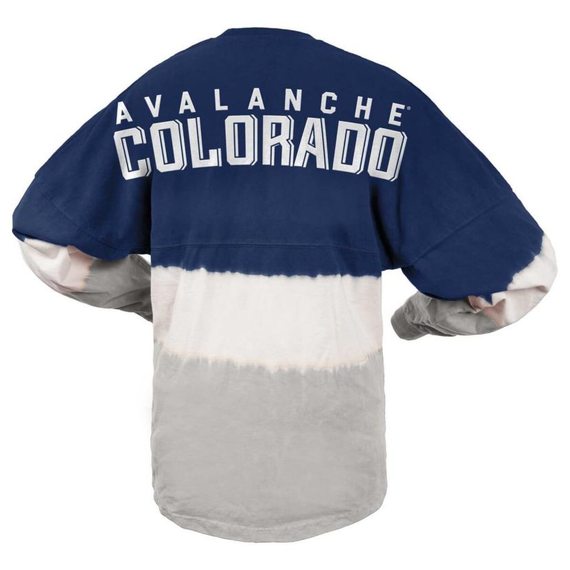 NHL Fanatics Colorado Avalanche Ombre Long Sleeve T-Shirt