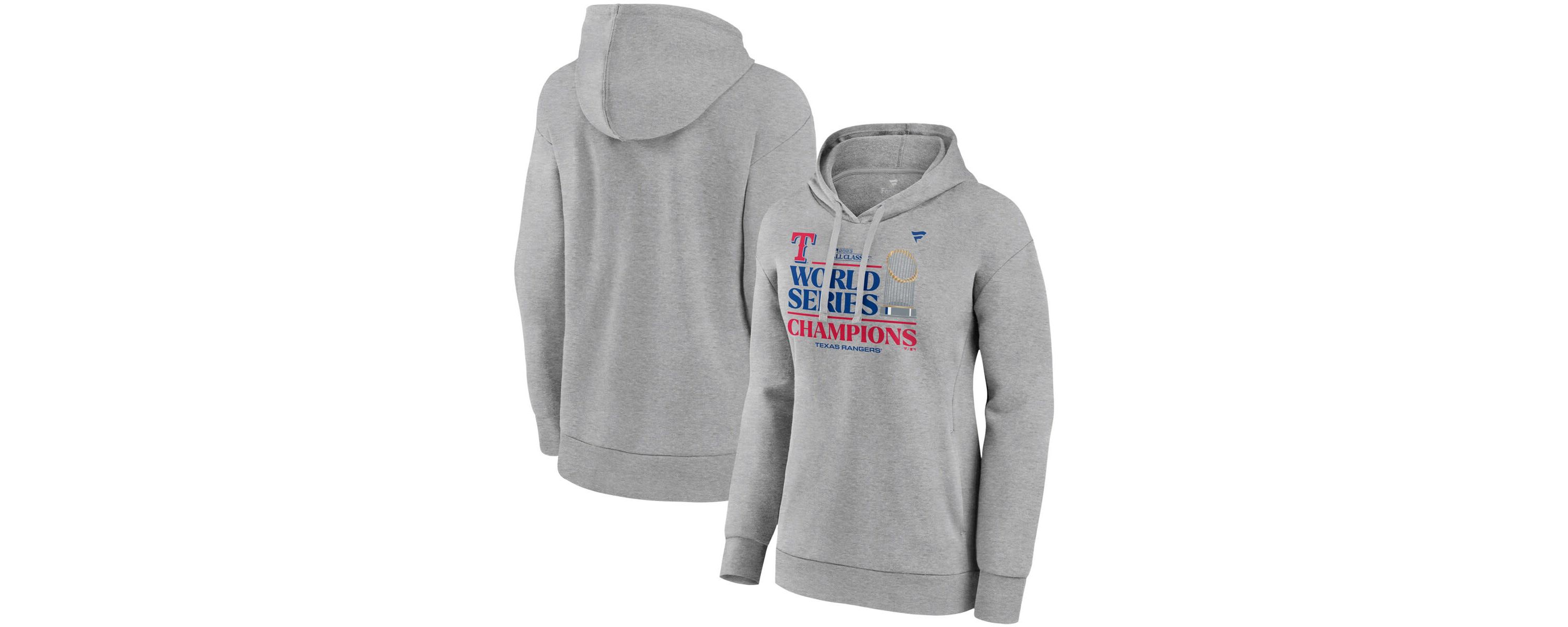 MLB Fanatics Texas Rangers 2023 World Series s Locker Room Pullover Hoodie