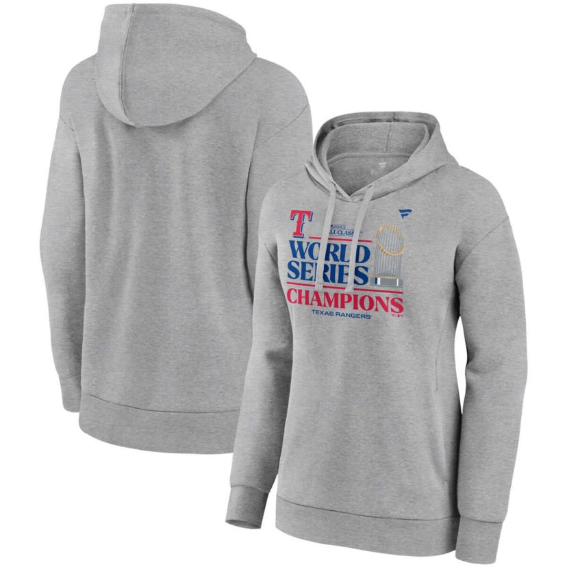 MLB Fanatics Texas Rangers 2023 World Series s Locker Room Pullover Hoodie