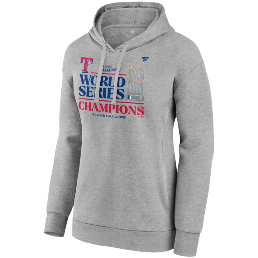 MLB Fanatics Texas Rangers 2023 World Series s Locker Room Pullover Hoodie
