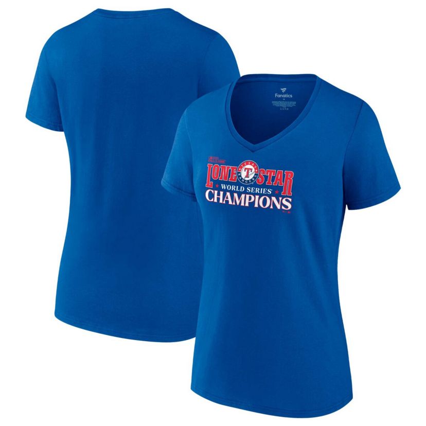 MLB Fanatics Texas Rangers 2023 World Series s Hitting Streak V-Neck T-Shirt